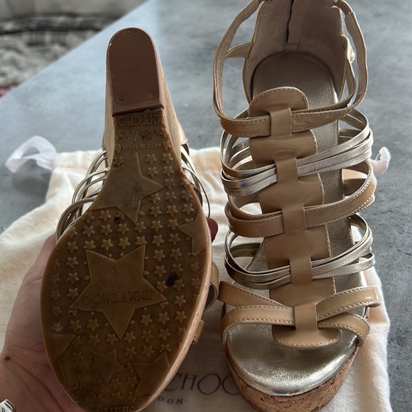 Jimmy Choo Strappy Wedges - Picture 3 of 5